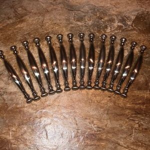 Amerock USA BP854-G9 Drawer Pull Handle Satin Sterling Nickel 3" Center Vtg (14)